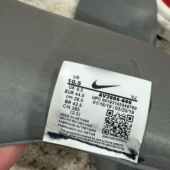 Nike React Presto Tomato Tornado Size 10.5 - Picture 5 of 8